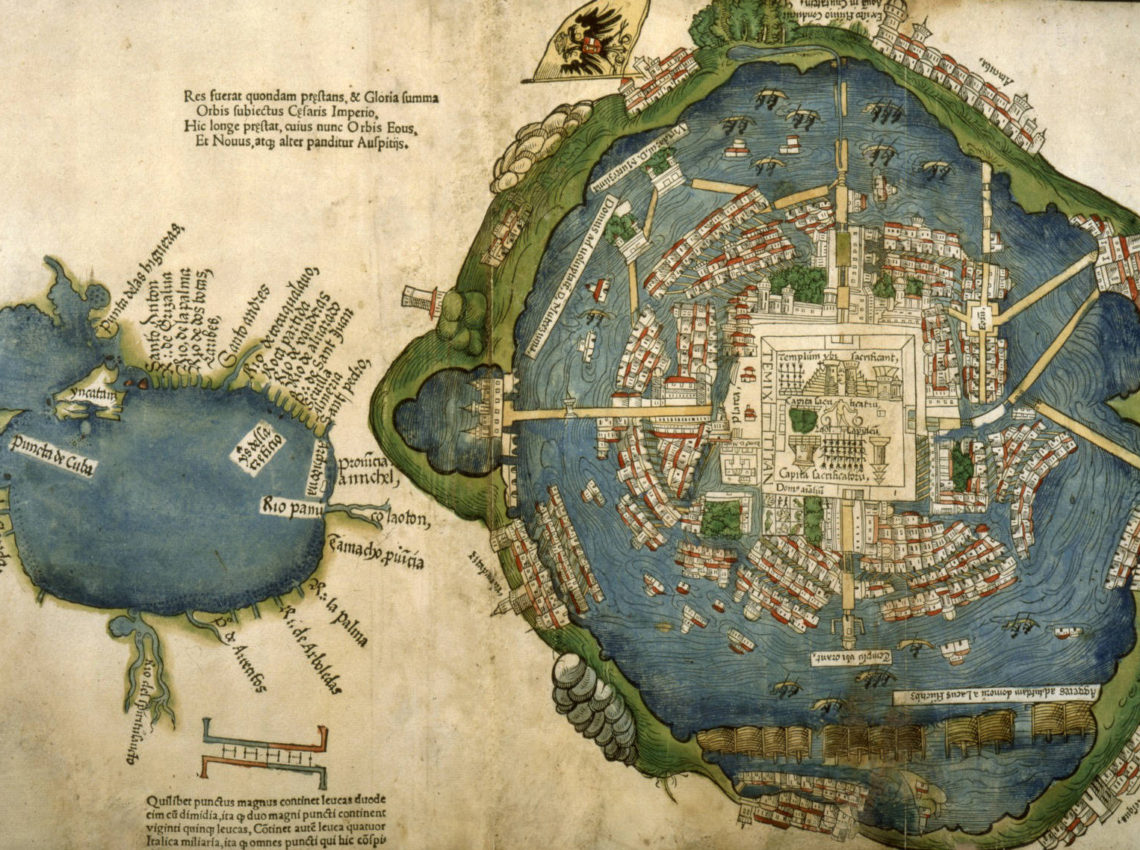 Tenochtitlan Mexico Map